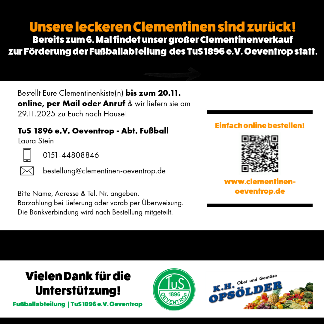Clementinenaktion Post 2025 2